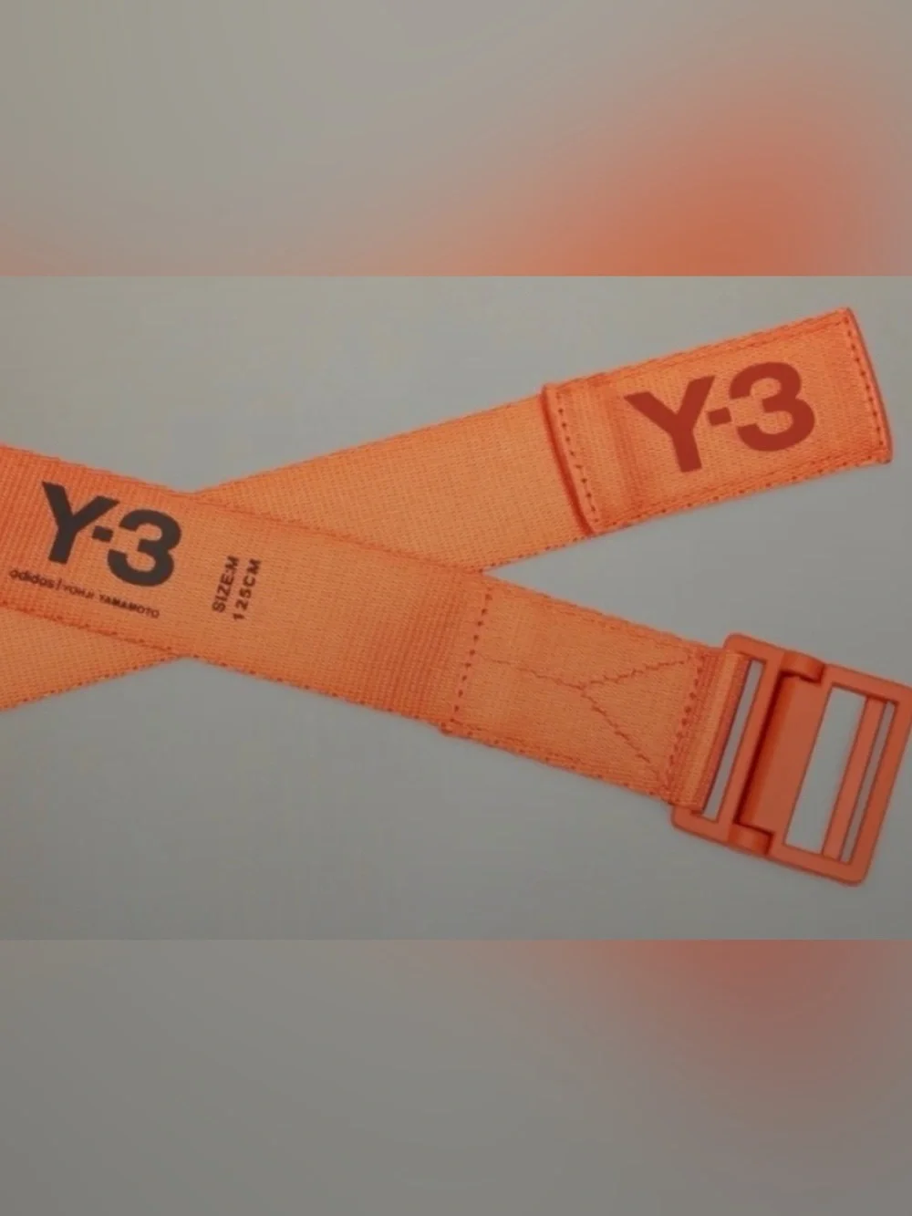 adidas Y-3 Orange Belt